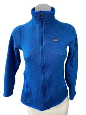 Patagonia Better Sweater Women's Blue Full Zip Long Sleeve Utility Jacket Size S